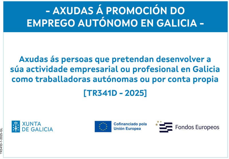 Cartel promoción empleo autónomo